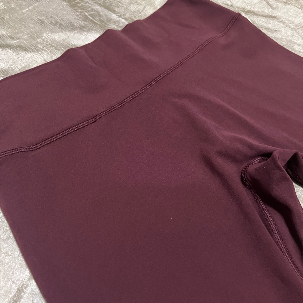 Athleta Transcend High Rise Stirrup Maroon Legging Pant Size XL - Picture 5 of 10